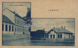 Lébény, Katolikus iskola, orvosi lak