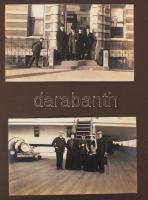 cca 1900-1920 Arisztokratákról, többségében a Kaiserin Auguste Victoria (Hamburg) hajó fedélzetén ké...