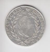 1788B 20Kr Ag "II. József" T:2- ph. Huszár: 1880., Unger III.:1329.a