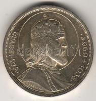 1938. "Szt. István" 5P Ag T:1/2+
