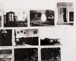 cca 1930-1940 Lehotai kúriáról és berendezéséről készült fotók, 48 db, 6x8 cm