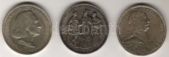 1935-36. 2P "Pázmány+Rákóczi+Liszt" sor T:1,1/2,2+