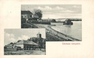 Gönyű, hajóállomás; Singer Mihály fiai kiadása