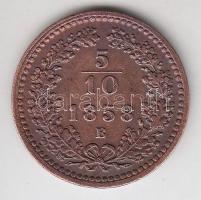 1858B 5/10Kr T:2
Huszár: 2194.,Unger III.:1485.a