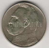 Lengyelország 1935. 10Zl Ag "Pilsudsky" T:2
