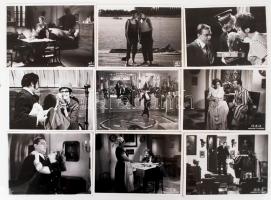 cca 1940-1970 Filmjelenetek, filmszínészek különféle magyar filmekből, némelyik feliratozva, 33 db, ...