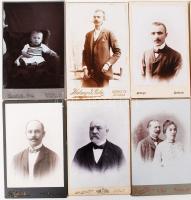 cca 1890-1920 Felvidéki fotótörténeti leletek, Kassa, Rozsnyó, Igló, Losoncz, Nyitra, Aranyosmarót, ...