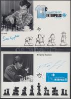 12 db modern, használatlan sakk motívumlap / 12 modern, unused chess motive cards