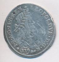 Ausztria 1660. 15Kr Ag "I. Lipót" T:2-/3 k. Austria 1660. 15 Kreuzer "Leopold I" C:VF/F scratched Krause KM#1170