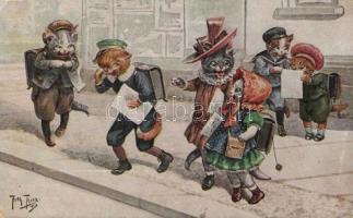 Pupil cats, s: Arthur Thiele (fa)