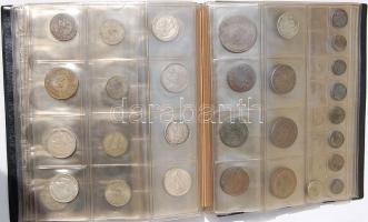 Hagyaték tétel 5 albumban + 1 dobozban 406db régi és új, egész világ, sok jobbal, rengeteg osztrák (...