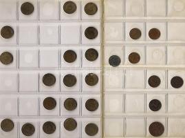 Hagyaték tétel 5 albumban + 1 dobozban 406db régi és új, egész világ, sok jobbal, rengeteg osztrák (...