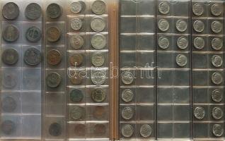 Hagyaték tétel 5 albumban + 1 dobozban 406db régi és új, egész világ, sok jobbal, rengeteg osztrák (...