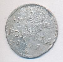 1699. Poltura Ag "I. Lipót" T:2-/3 Huszár: 1483., Unger II.: 1094.a