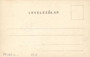 Leányfalu, Fő utca, Delikat Ignácz vegyeskereskedése, Szenes-villa; Delikat Ignácz kiadása