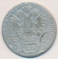 Ausztria 1806C 20Kr Ag "I. Ferenc" T:3
Austria 1806C 20 Kreuzer Ag "Franz I" C:F