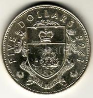 Bahama 1966. 5$ "Címer" T:1