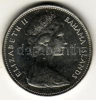 Bahama 1966. 5$ "Kagyló" T:1 dísztokban