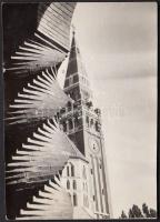 cca 1930-1940 Bergsmann Pál: Szeged, vintage fotó, jelzetlen, a szerző hagyatékából, 6x4 cm.