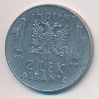 Albánia/Olasz megszállás 1939R 2L T:2
Albania/Italian occupation 1939R 2 Lek C:XF
Krause KM#32