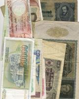 Kis bankjegy hagyaték tétel régi és új, magyar 91db + külföldi 24db jobbakkal T:II,III,IV