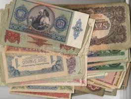 Kis bankjegy hagyaték tétel régi és új, magyar 91db + külföldi 24db jobbakkal T:II,III,IV