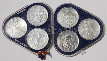 1976-77. 200Ft Ag Festők I + Festők II, 2 sor (6 klf db) T:BU