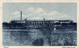 Tolna, Selyemfonógyár; Özv. Bauer Ádámné dohányáruda kiadása (b)