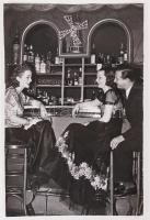 1950-1960 Kotnyek Antal (1921-1990): Budapesti vendéglátóhelyek, 4 db fotó, egyik kis hibával, 17x11...