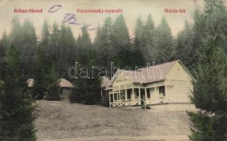 Biharfüred Kaczvinszky nyaraló, Mária lak / villas (fa)