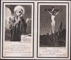 1942 Német katona fényképes halotti értesítő kártya / German soldier's death card