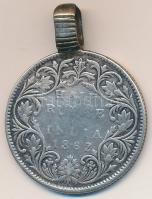 Brit-India 1862. 1/2R Ag "Viktória" füllel T:2-/3
British India 1862. 1/2 Rupee Ag "V...