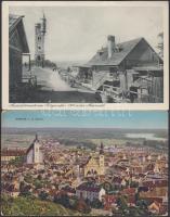 10 db régi külföldi városképes lap: német (1), olasz (2) és osztrák (7) városképes lap / 10 old foreign postcards, German, Italian and Austrian postcards