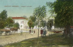 Tamási, Kossuth Lajos tér; Jeruzsalem Ede kiadása (b)