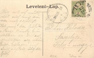 Újdombóvár, vasútállomás; kiadja Bruck Sándor