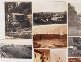 1914-1918 Az I. világháborúban szolgálatot teljesítő katona archívumából származó fotók, 33 db, 3x4 ...