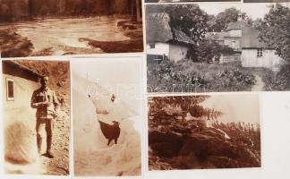 1914-1918 Az I. világháborúban szolgálatot teljesítő katona archívumából származó fotók, 33 db, 3x4 ...
