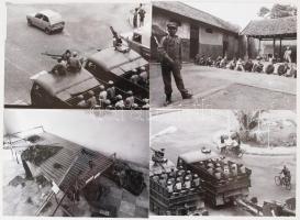 1980 Fotók Kolonits Ilona filmrendező fotóarchívumából, a Túlélők, életköszöntő című filmjének forga...