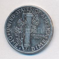 Amerikai Egyesült Államok 1943S 1D Ag "Mercury" T:2-
USA 1943S 1 Dime Ag "Mercury&quo...