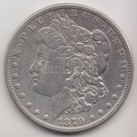 Amerikai Egyesült Államok 1879. 1$ Ag "Morgan" T:2- USA 1879. "Morgan" Dollar Ag C:VF