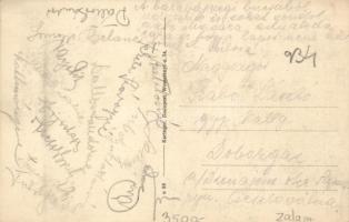 Barabásszeg, Hangya szövetkezet, református templom és iskola