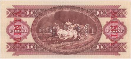 1995. 100Ft piros "MINTA" felülnyomással és perforációval illetve "B 000 - 000081&quo...