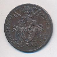 Olasz Államok / Pápai Államok 1816. Mezzo Baiocco Cu "VII. Pius" T:2 Italian States / Papal States 1816. Mezzo Baiocco Cu "Pius VII" C:XF Krause KM#1278