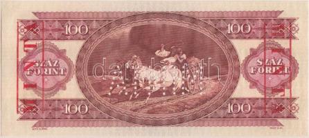 1989. 100Ft piros "MINTA" felülnyomással és perforációval illetve "B 000 - 000925&quo...