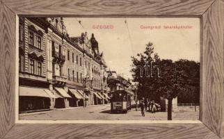 Szeged, Csanádi takarékpénztár, villamos (EB)