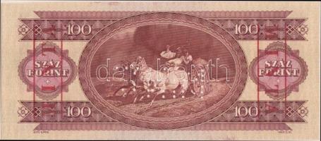 1975. 100Ft piros "MINTA" felülnyomással és perforációval illetve "B 000 - 000778&quo...