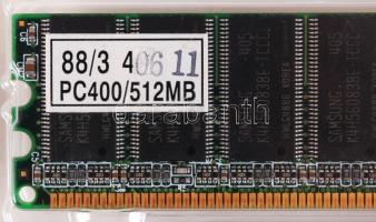 Samsung PC-400 DDR 512 Mb memória modul (2x)