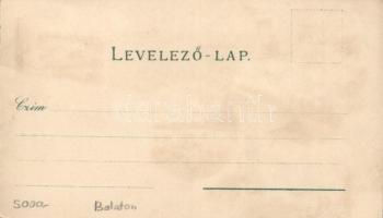 Siófok, litho; kiadja Salomon Adolf