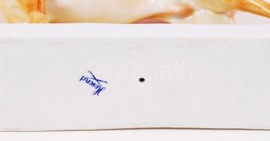 Herendi Maugsch vizsla, kézzel festett, jelzett, hibátlan, m:18, h:23 cm / Herend Maugsch dog, hand ...