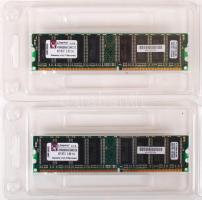 Kingston DDR-400 1Gb memória modul (2x) Azonos sorozattípus!